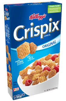 Crispix Cereal Box