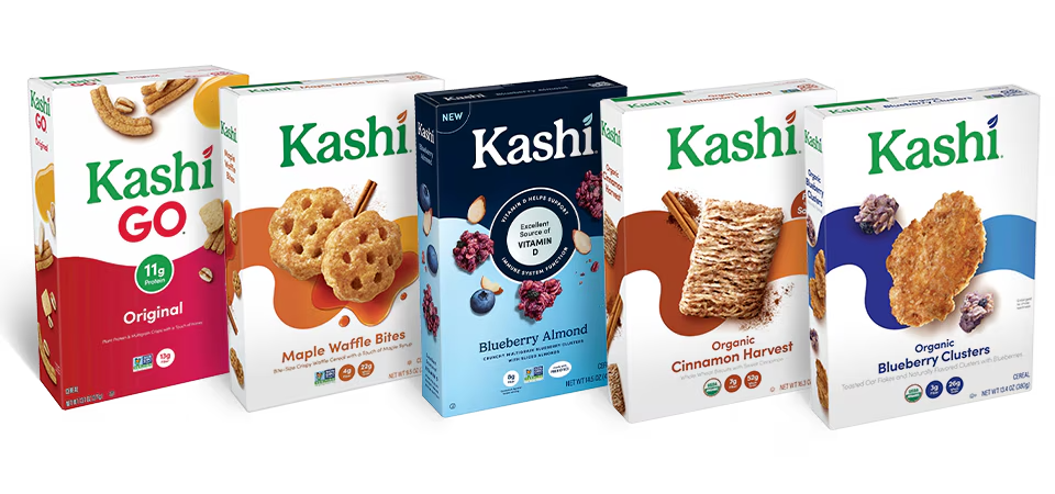 Kashi Cereal boxes